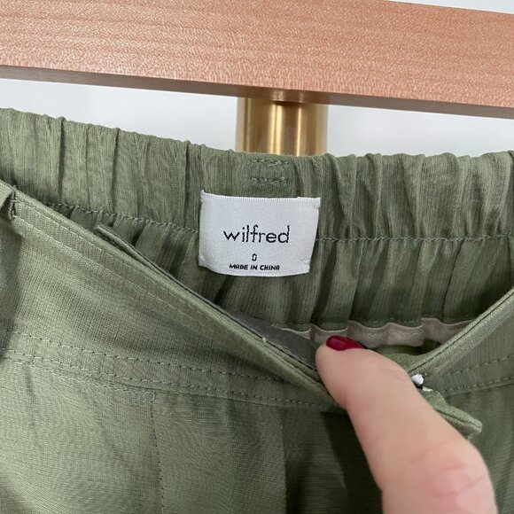 Aritzia Olive Green Ankle Pants - Picture 5 of 5